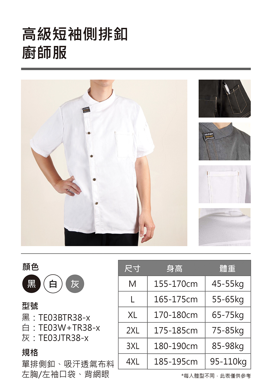 廚師服與廚師帽客製印刷 10
